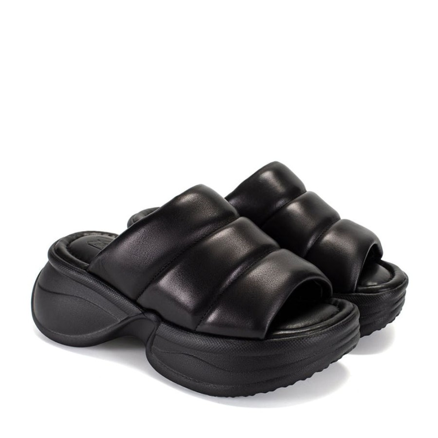 Schuhe ekonika | Damen-Clogs Portal Schwarz