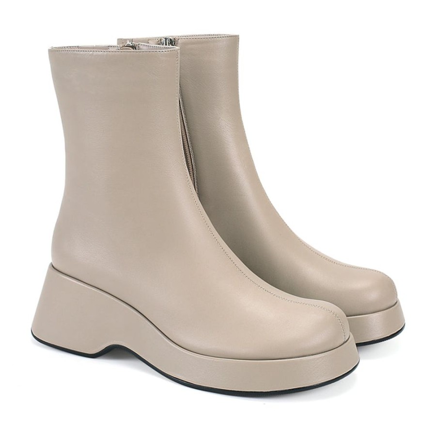 Schuhe ekonika Stiefeletten | Halbstiefeletten Fur Damen Grau