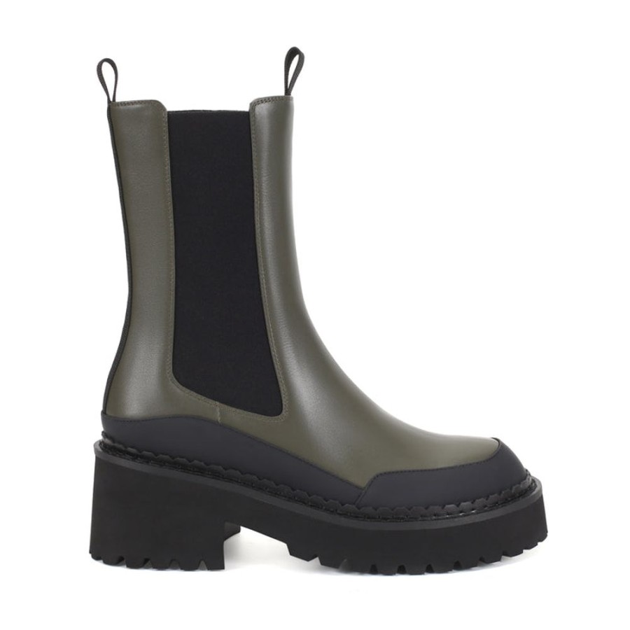 Schuhe ekonika Stiefeletten | Halbstiefeletten Fur Damen Grun