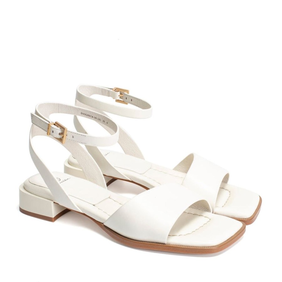 Schuhe ekonika | Damen-Sandalen Ekonika Weis