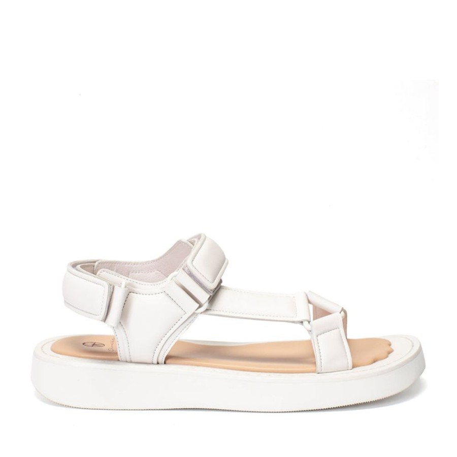 Schuhe ekonika | Damen-Sandalen Ekonika Weis