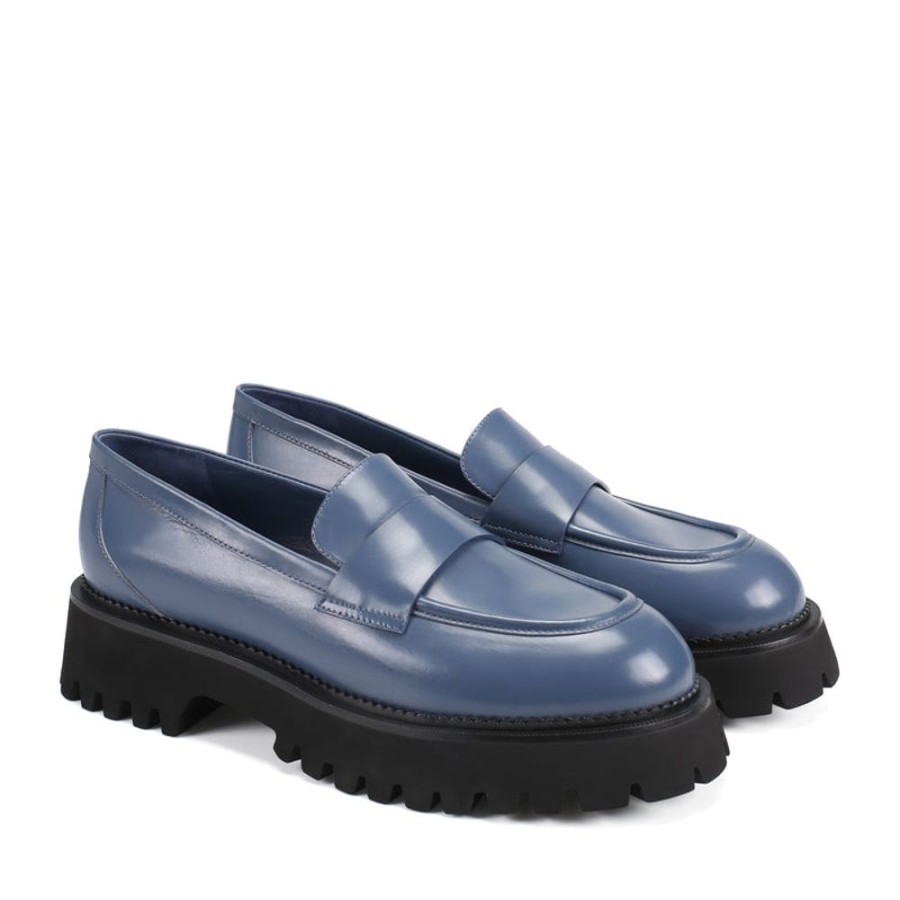 Schuhe ekonika | Demi-Loafers Fur Damen Blau