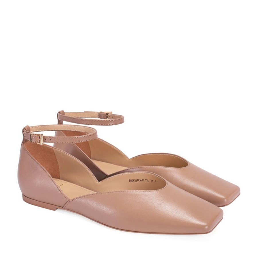 Schuhe ekonika | Damen-Ballerinas Ekonika Beige