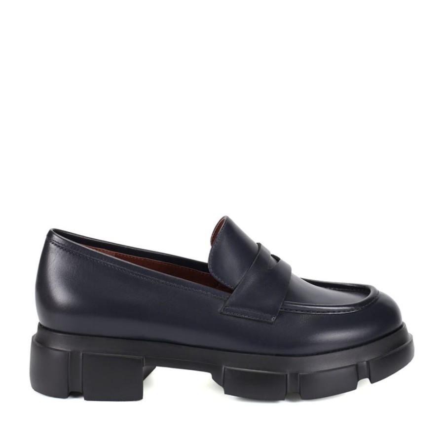 Schuhe ekonika | Demi-Loafers Fur Damen Schwarz