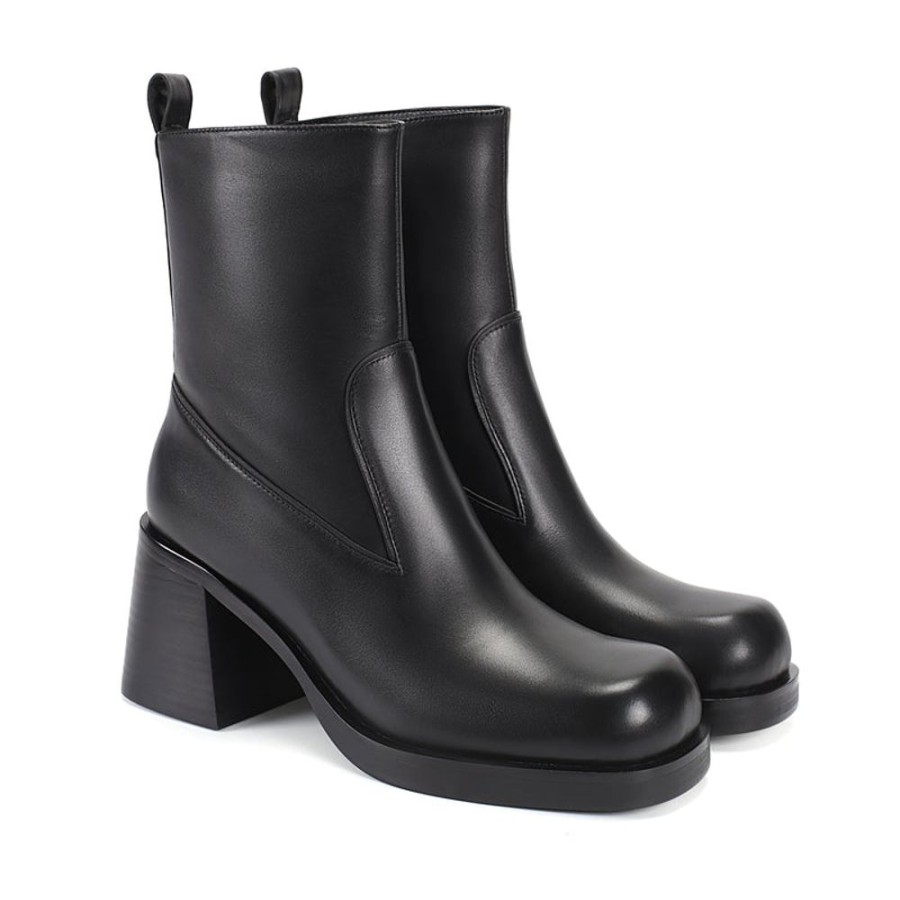 Schuhe ekonika Stiefeletten | Winterstiefeletten Fur Damen Schwarz