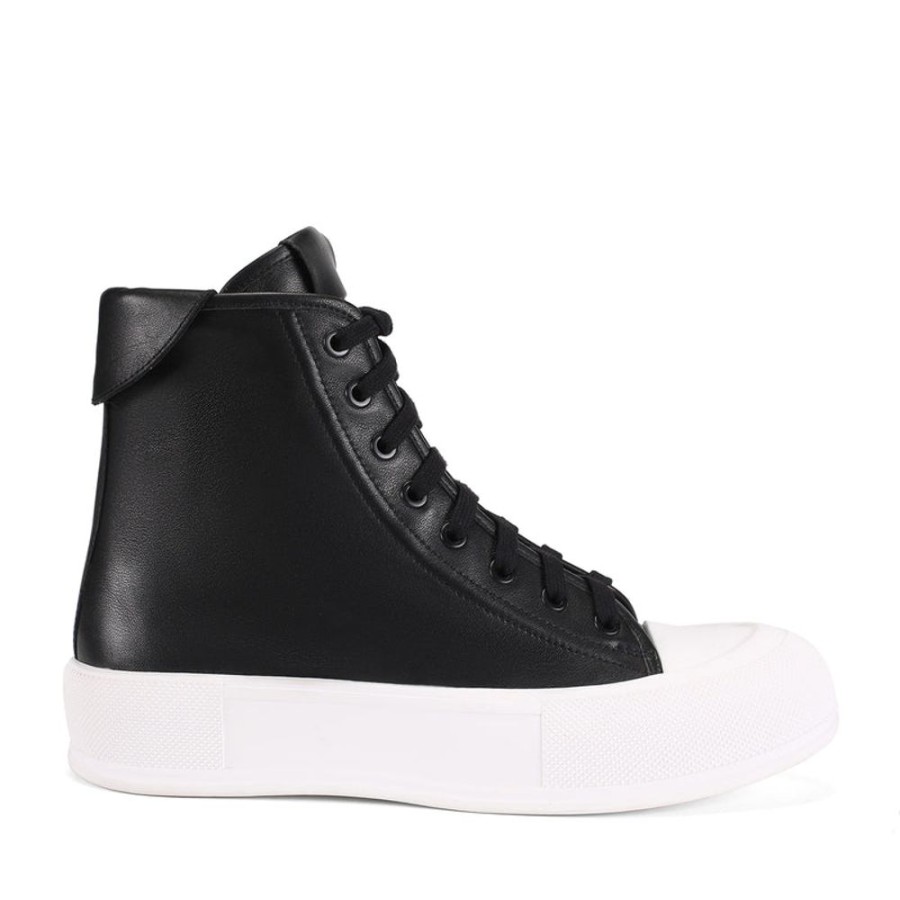 Schuhe ekonika | High-Top-Demi-Turnschuhe Fur Damen