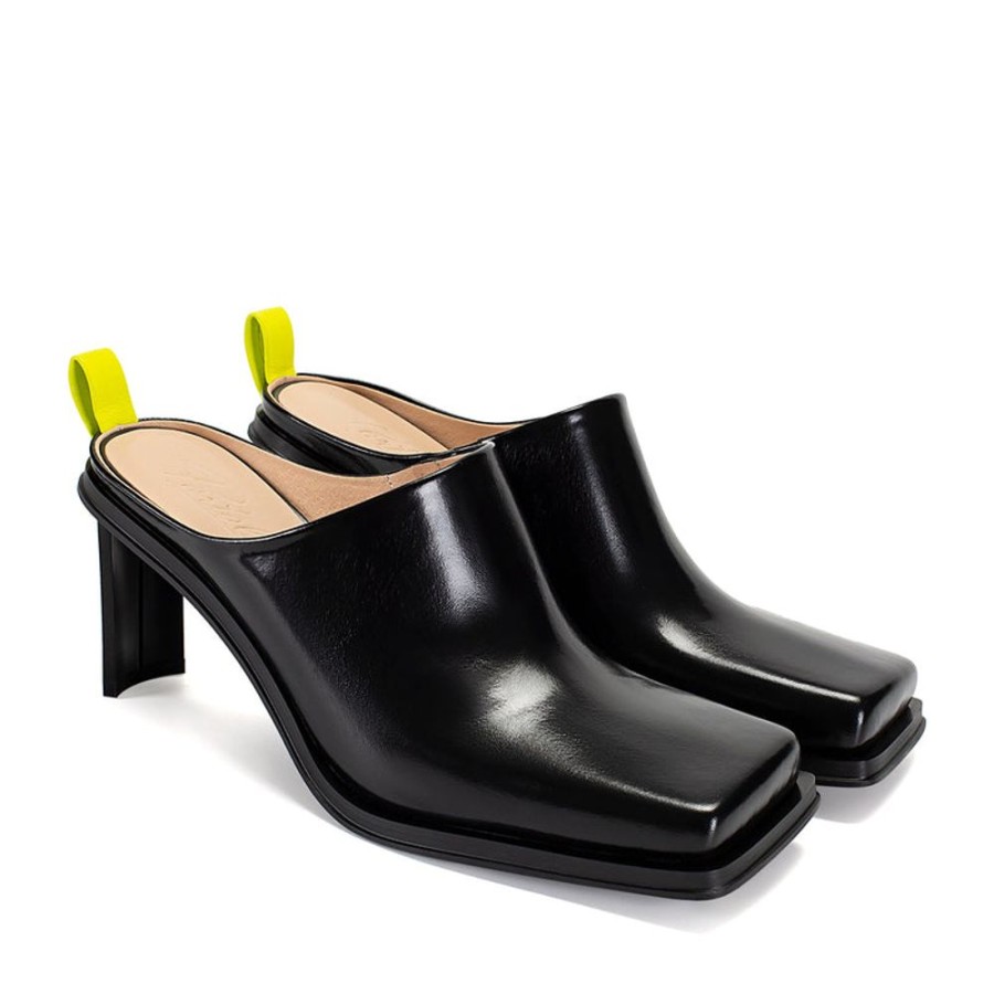 Schuhe ekonika | Damen-Clogs Portal Schwarz