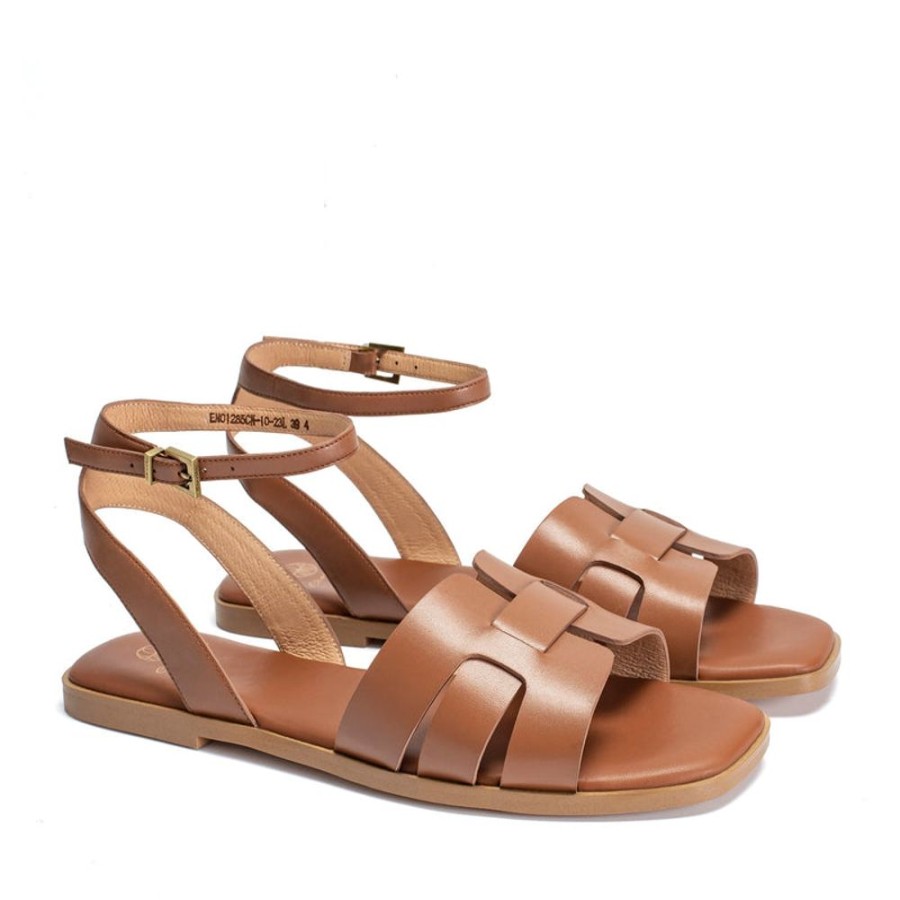 Schuhe ekonika | Damen-Sandalen Ekonika Beige