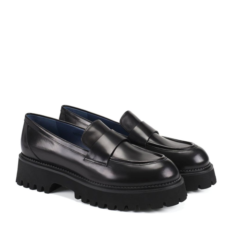 Schuhe ekonika | Demi-Loafers Fur Damen Schwarz